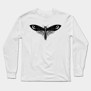 Death Head Moth | Skull Moth | Death Moth | Hawk Moth | Luna Moth Long Sleeve T-Shirt